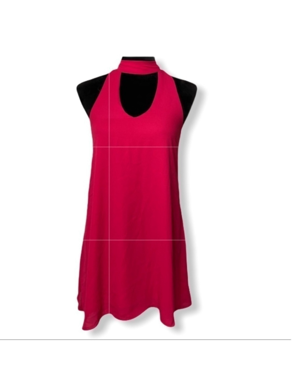 The Impeccable Pig choker shift dress pink size xs